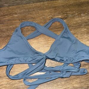 BECCA Slate Blue Bikini Top